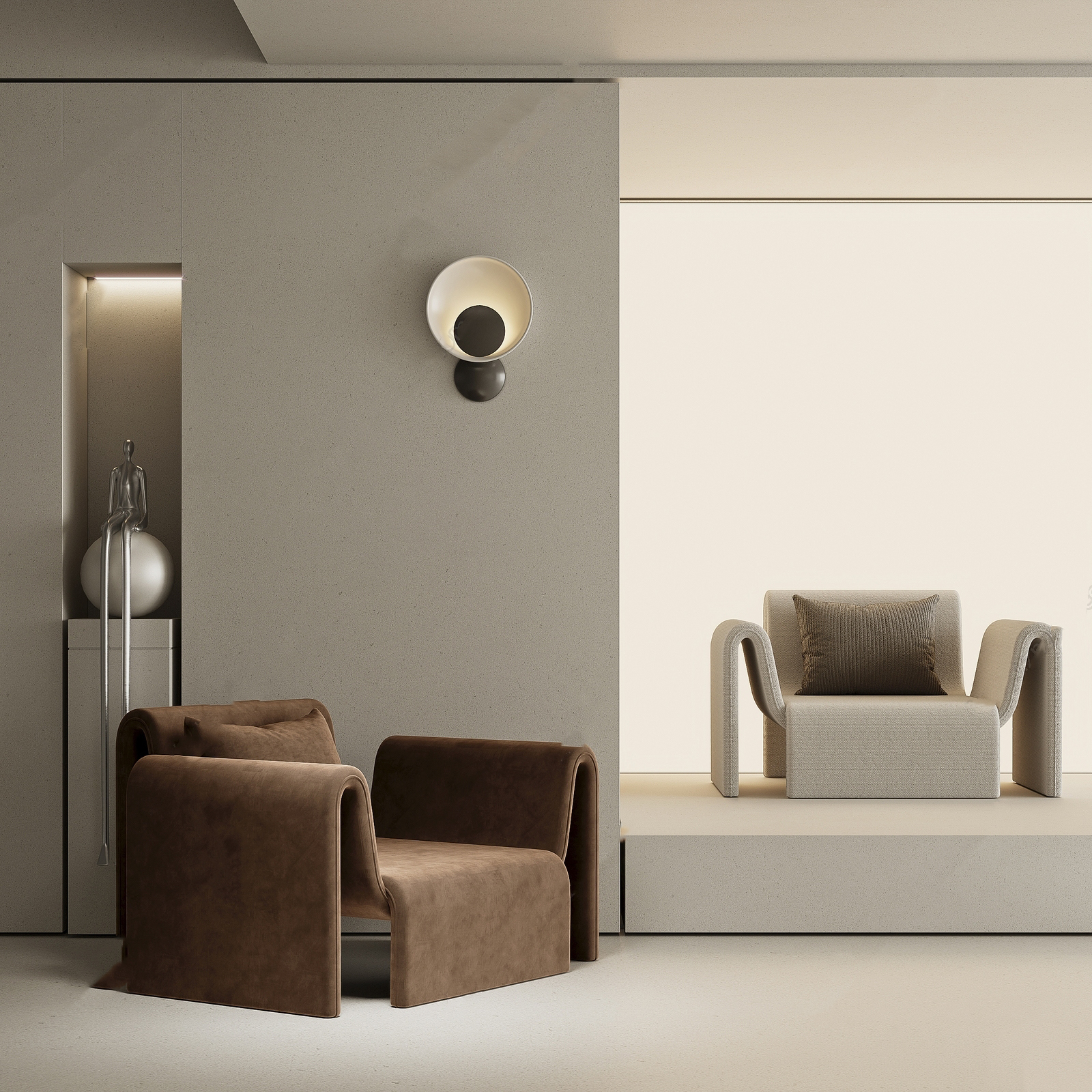 【现代 单人沙发 单人沙发休闲椅3D模型 GBH21577766965】