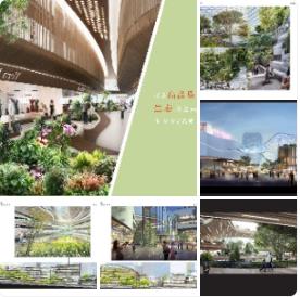 高品质自然生态现代城市后花园商业购物中心设计方案PPT模板(可编辑)