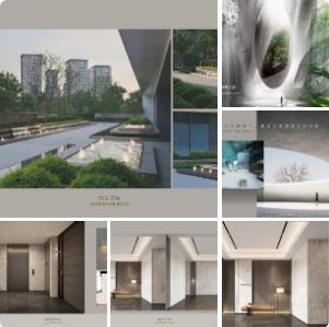 杭州中天紫映云来府 住宅公区入户大堂设计方案 | PPT（可编辑）+PDF+JPG | 38P | 125M