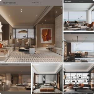 【ENJOYDESIGN燕语堂】惠州中海金山湖样板间及公区设计深化方案 | PPT（可编辑）+PDF+JPG | 175P | 307M