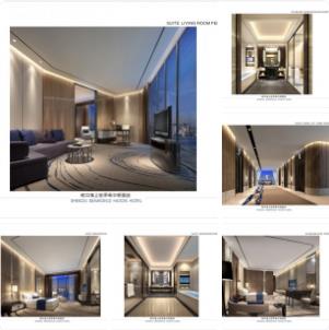 【CCD】蛇口希尔顿酒店 | 大堂+行政酒廊+公共区+餐厅+SPA+泳池施+会议室 | 设计方案+效果图+ 施工图+平面图+立面图 | CAD+PPT+PDF+JPG | 47P | 188.7M
