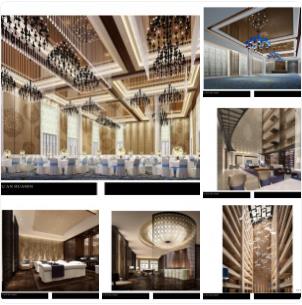 【CCD】上海华敏世纪索菲特大酒店 | 设计方案+效果图+施工图+平面图+立面图 | CAD+PPT+PDF+JPG | 33P | 592M