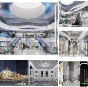 昆明百富商业广场室内方案 | PPT（可编辑） PDF JPG | 73P | 204M