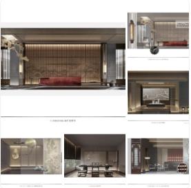 福州建发叶宅项目营销中心室内软装设计方案 | PPT（可编辑）+PDF+JPG | 34P | 136M