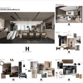 【凯莉·赫本】东京B2-H公寓软装设计方案  PPT+PDF+JPG  28P  31.4M