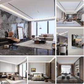 西安泰丰样板间260东户型&185户型样板间设计方案 | PPT（可编辑）+PDF+JPG | 63P | 65.4M