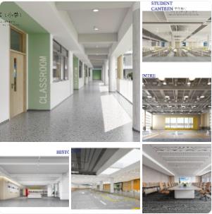 苏相实验初级中学学校室内设计方案 | PPT（可编辑）+PDF+JPG | 59P | 189M